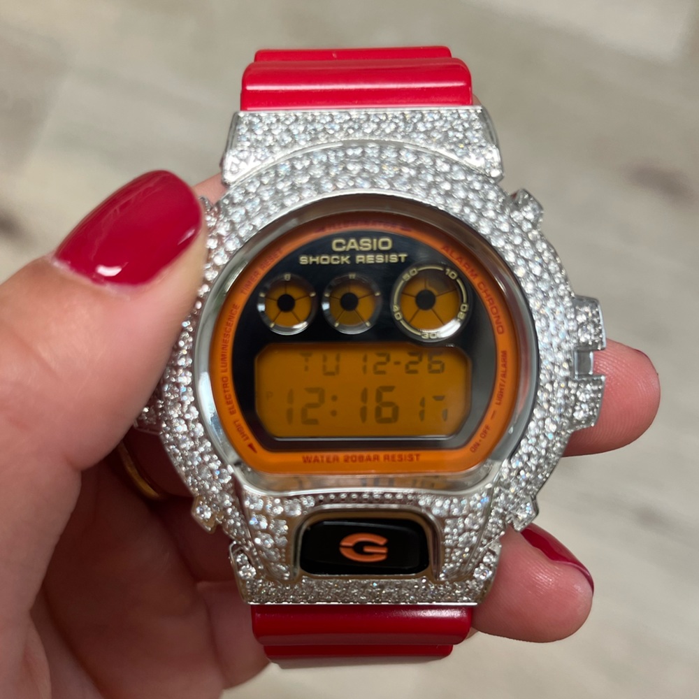 RARE Red Casio Watch